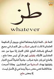 معنى كلمة طز