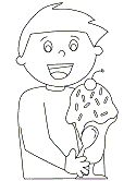 Select from 35450 printable coloring pages of cartoons, animals, nature, bible and many more. Ice Cream Coloring Pages