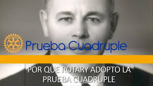 Porque rotary adopto la prueba cuadruple 2020