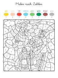 Wenn Ihr Kind Das Ganze Motiv Auf Der Weihnachtlichen Vorlage Mit Den Farben Ausgemalt Hat Di Malen Nach Zahlen Malen Nach Zahlen Kinder Vorschule Weihnachten