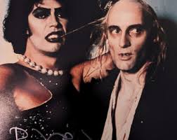 Autographed Richard O'brien Riff Raff in the Rocky Horror Picture Show 8x10  Inch Framed Photo With Certificate of Authenticity From JSA