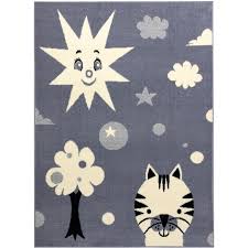 Einladende fußmatten, pflegeleichte läufer, schicke teppiche fürs wohnzimmer oder flauschige bettvorleger: Teppich Bcf Flash Smile 3992 Sonne Grau Grau Und Silbertonen 120x160 Cm