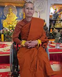 Phra Ajarn Maha Dam Phommasan joins walk for peace