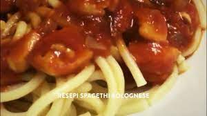 Resepi spaghetti bolognese with black pepper sausage. Resepi Spagethi Bolognese Ayam Youtube