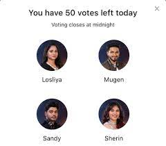 This time bigg boss 14 has 13 celebrities, know more about the bigg boss hindi below. Bigg Boss Tamil Voting Results Update October 4 Mugen Leading Once Again Sherin And Losliya Fighting For Runner Up Will Sandy Catch Up Thenewscrunch