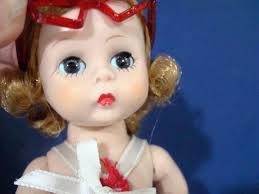 Vintage 50s Madame Alexander-Kins Wendy BKW Triple Stitch Wig #538 Wendy  Beach