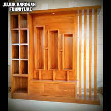 Proses pengiriman partisi penyekat ruangan ke tempat finishing. Partisi Sekat Pembatas Ruangan Kayu Jati Minimalis Jujur Barokah Furniture Jepara Shopee Indonesia