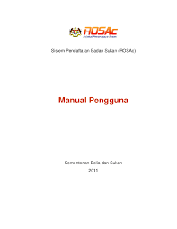  pemeriksaan kesihatan mesti dijalankan dalam tempoh 90 hari dari tarikh pendaftaran. Pdf Sistem Pendaftaran Badan Sukan Rosac Manual Pengguna Azmey Azaini Academia Edu
