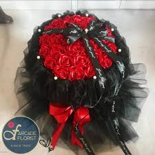Red and black artificial flowers. 33 Stalks Red Artificial Roses W Pearl Black Gauze Rose Flower Flower Bouquet Flower Flowers Fresh Flower Rose Roses Valentine S Day Bouquet Gardening Flowers Bouquets On Carousell