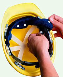 Terry Toppers Snap On Hard Hat Sweatband Navy Pack Of 20 Hardhats Amazon Com Industrial Scientific