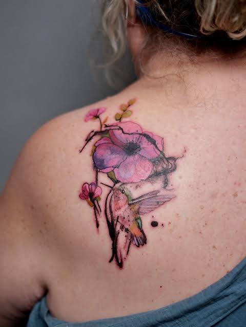Cherry Blossoms Water Color Tattoo DM for Appointments and ...