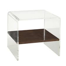 Clear Acrylic Side Table Laura Kincade Australia