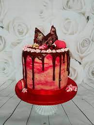 10 spectacular red velvet cake decorating ideas to make sure that anyone will not will have to search any further. Red Velvet Drip Cake Chocolate Cake Designs Cake 21st Birthday Cakes