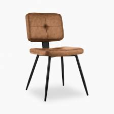 Maybe you would like to learn more about one of these? Chaise De Salle A Manger Brockwell Simili Cuir Beige Vintage Cult Fr