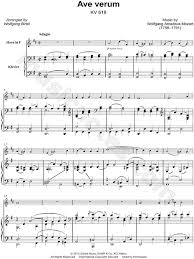 Ave verum corpus natum de maria virgine. Wolfgang Amadeus Mozart Ave Verum Corpus K 618 Horn Piano Sheet Music In G Major Download Print Sku Mn0160575