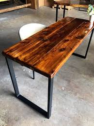 Sale Reclaimed Wood Steel Desk Wood Office Desk Desk Etsy Wood And Metal Desk Reclaimed Wood Desk Wood Office Desk
