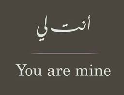 انت لي You Are Mine Arabic Tattoo Quotes Words Arabic Quotes