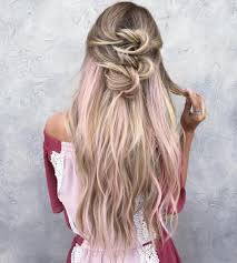 Blonde hair with lowlights and highlights is beautiful, and it will give a woman the opportunity to change her appearance without doing much. 54 Pretty Pink Hair Color Ideas Ombre Highlights Pink Shades