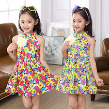 New Arrival Catimini Girls Summer Sleeveless Dress Beautiful Girl Fashion Floral Print Dresses For Baby Kids Girls Striped Dress Kids Frocks Design Kids Dress