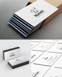 Hurrah Letterpress Black Edge Business Card Design On Behance Black Edge Business Cards Business Card Black Card Design