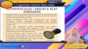 Kegemilangan melaka5.1 kemerosotan melaka6.1 pengenalan6.2 kelemahan kepimpinan6.3 masalah perpaduan6.4 kelemahan askar melaka6.5 kedatangan. Faktor Kegemilangan Kesultanan Melayu Melaka Tingkatan 4 Kssm