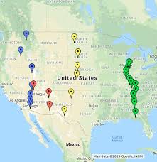 Usa & canada time zones. Interstate Highway Time Zone Changes Google My Maps