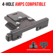 Tackform Metal Locking Tablet Mount for Car, Truck or Semi [ELD Ready]  Heavy Duty Drill Base -Compatible with iPad, Galaxy and Other Tablets with  a ...