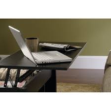 Sauder edge water lift top coffee table, multiple finishes. Sauder Edge Water Lift Top Coffee Table In Estate Black 414856