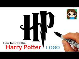 How to draw harry potter? How To Draw The Harry Potter Logo Youtube Harry Potter Logo Harry Potter Drawings Harry Potter