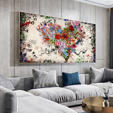 We did not find results for: Wangart Modern Canvas Love Painting Abstract Colorful Heart Flowers Posters Prints Wall Art Picture For Living Room Home Nordic Wall Decor