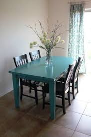 Pin By Lauren Cornell On Kitchen Blue Kitchen Tables Painted Kitchen Tables Wooden Dining Table Designs