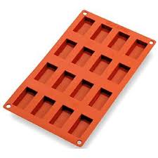 Bourgeat Non-Stick Gastroflex 16 Rectangular Moulds