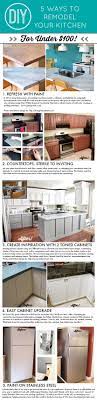 5 Ways To Remodel Your Kitchen For Under 100 Remodeling Mobile Homes Diy Remodel Home Remodeling