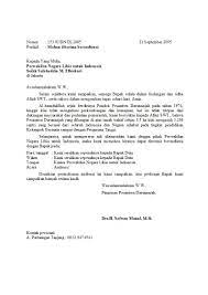 Tempat, tanggal, dan tahun surat 4. Contoh Surat Resmi Indonesia Lama Contoh Surat