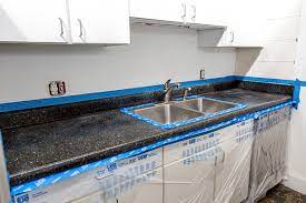 Countertop resurfacing, as opposed to refinishing, means adding a new surface atop the old. Easy How To Resurface Laminate Countertops For Under 50