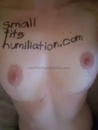 Small tits humiliation