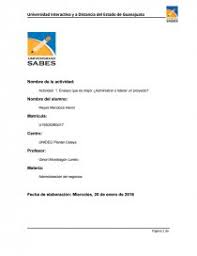 Un servicio es un programa que se ejecuta en segundo plano, fuera del control. Ensayo Que Es Mejor Administrar O Liderar Un Proyecto Ensayos 23sabes