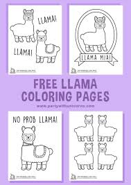 Save the file to your computer. Llama Coloring Pages Free Download