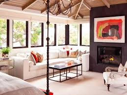 Venetian plaster has been used for hundreds of years and has never gone out of style. Master Seating Area And Venetian Plaster Fireplace Hgtv