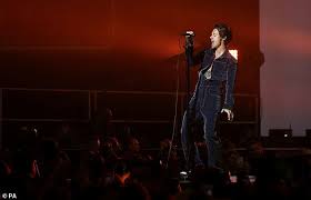 Harry Styles Puts On Very Animated Display At Capital S Jingle Bell Ball In London Daily Mail Online