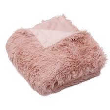 Pink Faux Fur Throw Blanket 35 Liked On Polyvore I Could Put This On My Dorm Room Desk Chair Faux Fur Throw Blanket Fur Throw Blanket Pink Throw Blanket