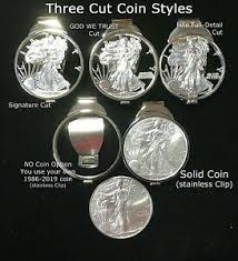 Maybe you would like to learn more about one of these? 2021 Silver Dollar Money Clip 1oz Ase Us American Eagle Cut Coin Jewelry Holder Ebay