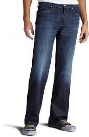 7 For All Mankind Mens Austyn Relaxed Straight Leg Jean In Los Angeles Dark Los Angeles Dark 34x36