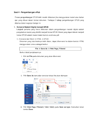 Proses pengembangan buku digital dapat dilakukan dengan cara. Langkah Langkah Pengembangan Buku Digital Dalam Format Epub Materi Soal