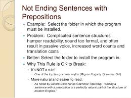 Is ending a sentence with a preposition ever acceptable? What Is The Rule About Ending A Sentence With A Preposition Brainly