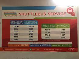 Good availability and great rates. Jadual Shuttle Bus Ioi City Mall Landasan