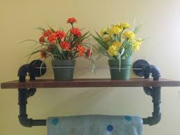Check spelling or type a new query. Diy Industrial Towel Rack With Oak Shelf