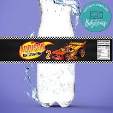 Select either an electronic file (print yourself at any photoshop) or printed invitations. Blaze And The Monster Birthday Water Bottle Label Template Diy Bobotemp