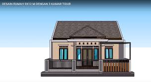 Desain rumah cantik sederhana hanya untuk saat ini banyak yang menggunakan kesan desain rumah sederhana yang minimalis, terlihat rumah simple dan rumah elegan. Desain Dan Denah Rumah Minimalis Ukuran 9 X 12 M Tampil Sederhana Tapi Nyaman Dengan 3 Kamar Tidur Homeshabby Com Design Home Plans Home Decorating And Interior Design