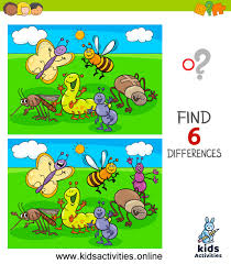 We did not find results for: Spot The 6 Differences Between The Two Pictures Kids Activities